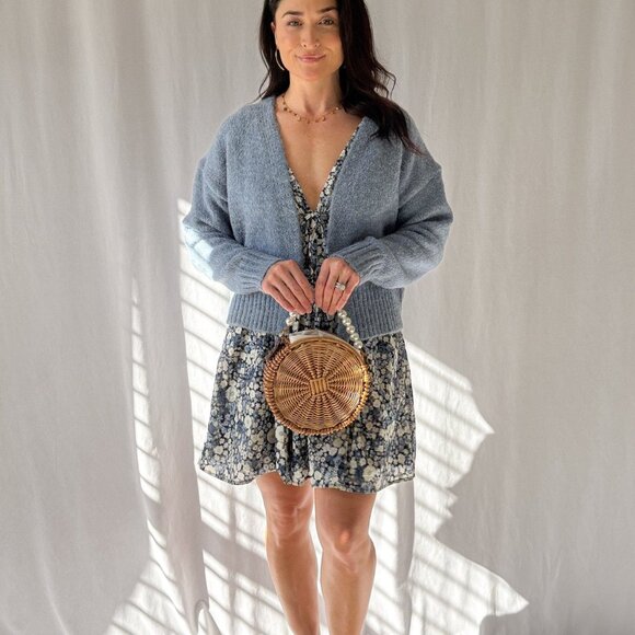 Sage The Label | Rhia Knit Open Cardigan | Blue - Picture 9 of 16